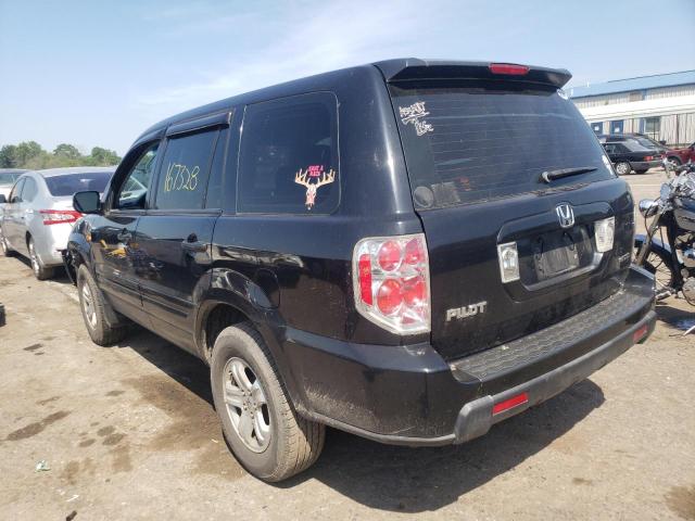 Photo 3 from auction – 2007 HONDA PILOT LX with VIN 5FNYF18127B010853