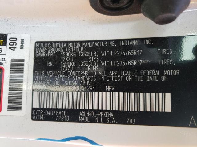 Photo 10 from auction – 2022 TOYOTA SIENNA LE with VIN 5TDBRKEC8NS104284