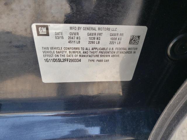 Photo 10 from auction – 2015 CHEVROLET MALIBU 2LT with VIN 1G11D5SL2FF290334