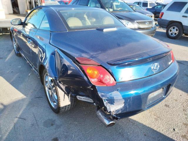 Photo 3 from auction – 2003 LEXUS SC 430 with VIN JTHFN48Y630040244