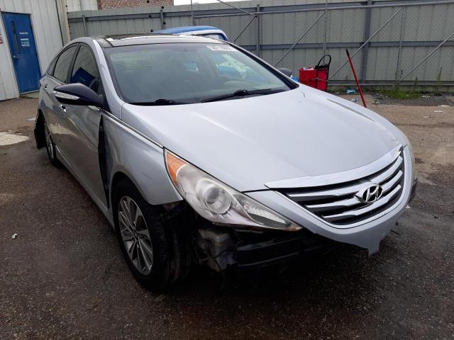 HYUNDAI SONATA SE 2014 with VIN 5NPEC4AC7EH909098 - Photo from auction