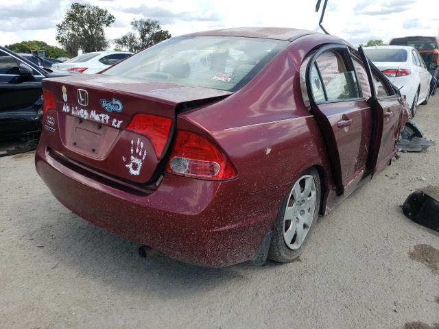 Photo 4 from auction – 2008 HONDA CIVIC LX with VIN 2HGFA16588H531519