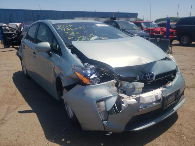 TOYOTA PRIUS PLUG 2012 with VIN JTDKN3DP2C3012396 - Photo from auction