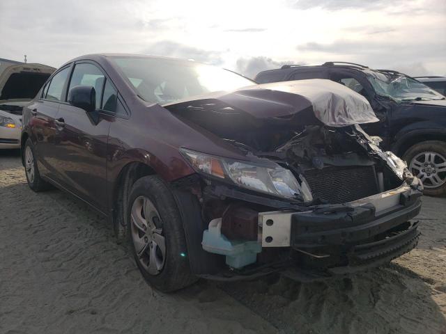 Photo 1 from auction – 2013 HONDA CIVIC LX with VIN 2HGFB2F54DH587776