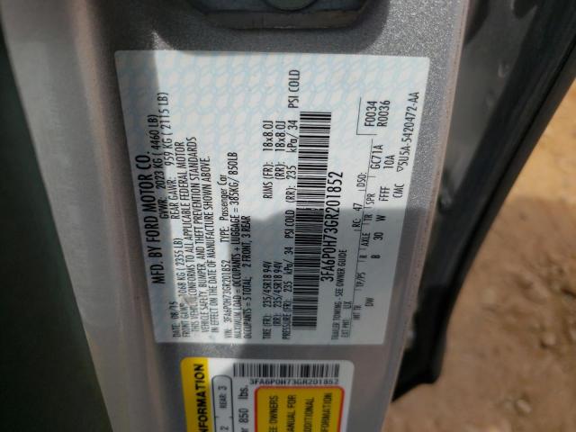 Photo 10 from auction – 2016 FORD FUSION SE with VIN 3FA6P0H73GR201852