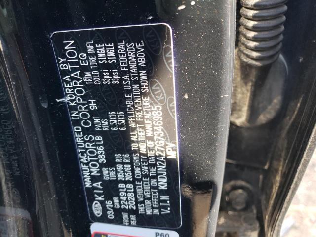 Photo 10 from auction – 2016 KIA SOUL with VIN KNDJN2A27G7346985