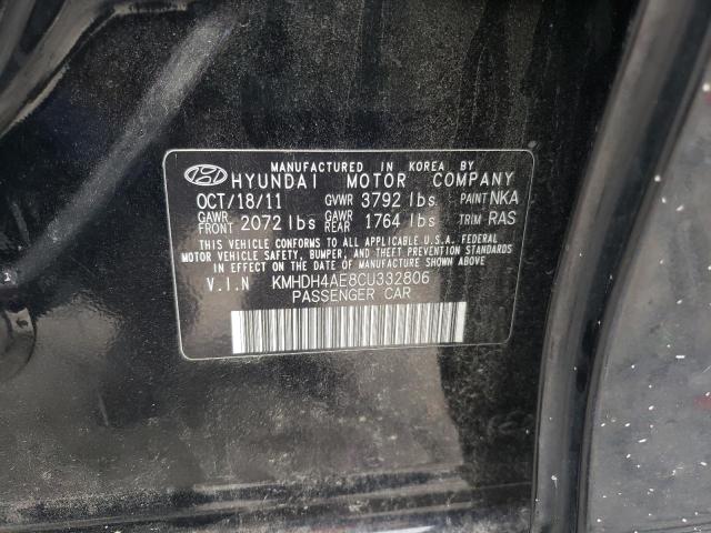 Photo 10 from auction – 2012 HYUNDAI ELANTRA GL with VIN KMHDH4AE8CU332806