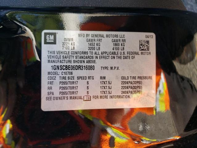 Photo 10 from auction – 2013 CHEVROLET TAHOE C150 with VIN 1GNSCBE06DR316080