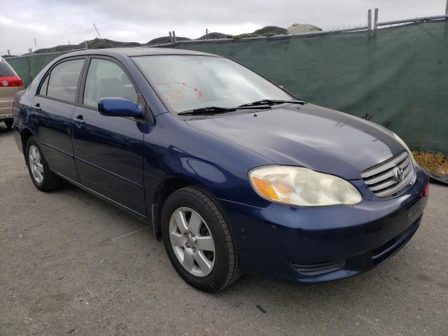 TOYOTA COROLLA CE 2003 with VIN 2T1BR32E23C722637 - Photo from auction