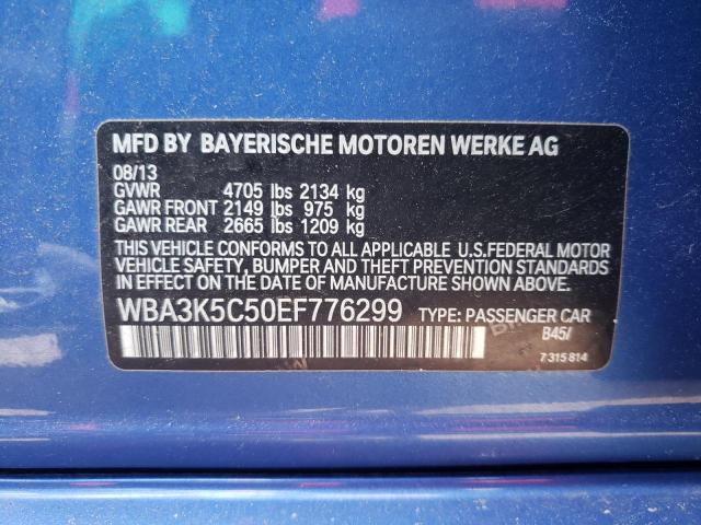 Photo 10 from auction – 2014 BMW 328 D XDRI with VIN WBA3K5C50EF776299