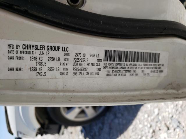 Photo 10 from auction – 2012 DODGE JOURNEY SX with VIN 3C4PDCBG1CT367883
