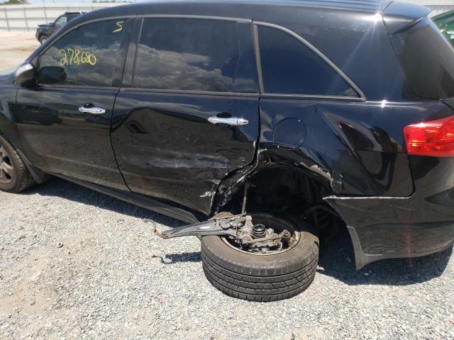 Photo 9 from auction – 2009 ACURA MDX TECHNO with VIN 2HNYD286X9H531639