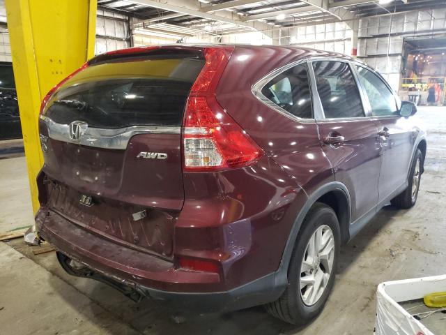 Photo 4 from auction – 2016 HONDA CR-V EX with VIN 2HKRM4H52GH651906