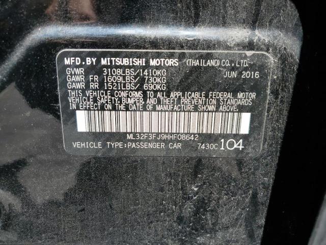 Photo 10 from auction – 2017 MITSUBISHI MIRAGE G4 with VIN ML32F3FJ9HHF08642