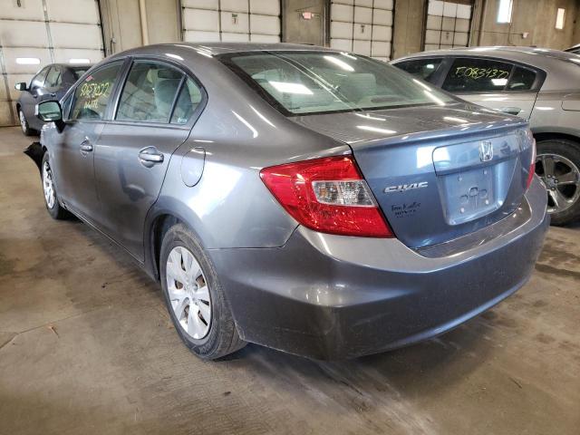 Photo 3 from auction – 2012 HONDA CIVIC with VIN 19XFB2F5XCE055876