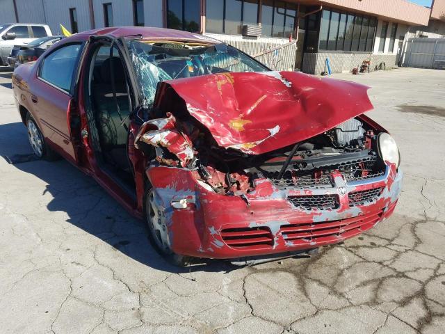 DODGE NEON SXT 2005 with VIN 1B3ES56C75D107109 - Photo from auction
