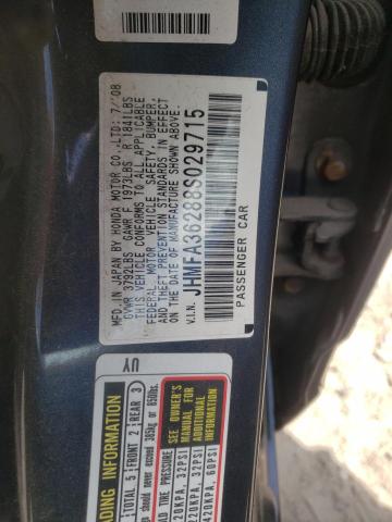 Photo 10 from auction – 2008 HONDA CIVIC HYBR with VIN JHMFA36288S029715