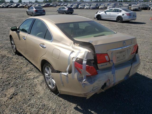 Photo 3 from auction – 2008 LEXUS ES 350 with VIN JTHBJ46G782165866