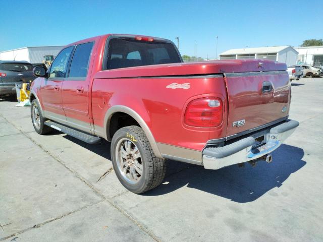 Photo 3 from auction – 2002 FORD F150 SUPER with VIN 1FTRW08L12KD44464