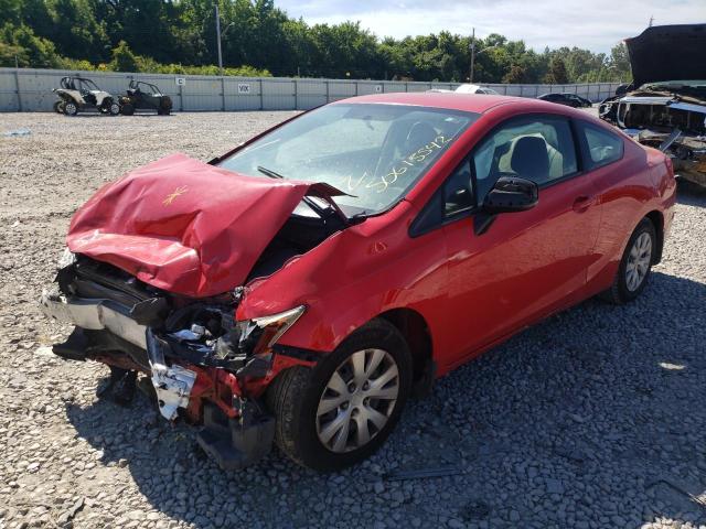 Photo 2 from auction – 2012 HONDA CIVIC LX with VIN 2HGFG3B51CH562250