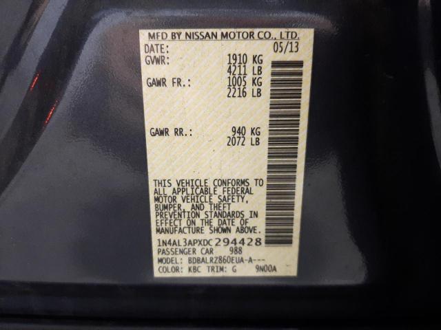 Photo 10 from auction – 2013 NISSAN ALTIMA 2.5 with VIN 1N4AL3APXDC294428