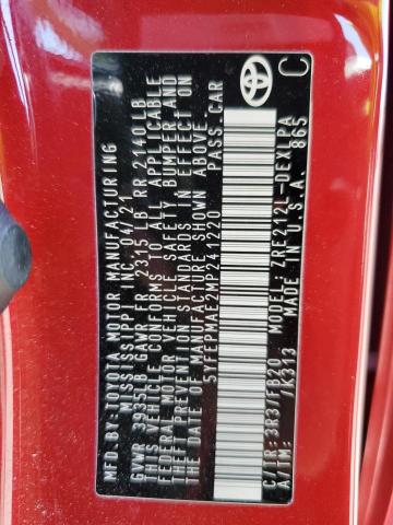 Photo 10 from auction – 2021 TOYOTA COROLLA LE with VIN 5YFEPMAE2MP241220