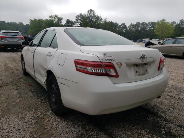 Photo 3 from auction – 2011 TOYOTA CAMRY BASE with VIN 4T1BF3EK1BU585651