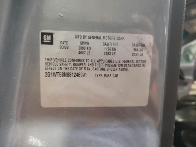 Photo 10 from auction – 2008 CHEVROLET IMPALA LT with VIN 2G1WT58N881246091