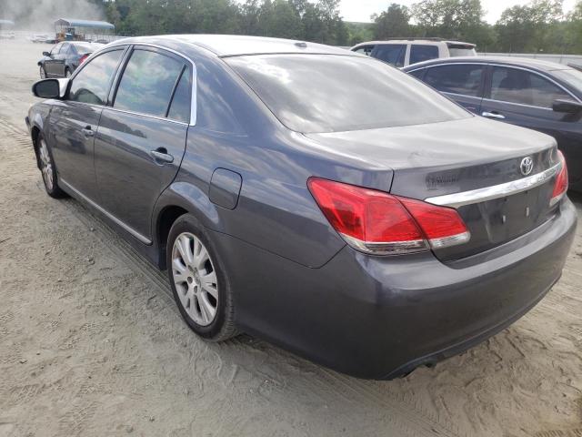 Photo 3 from auction – 2012 TOYOTA AVALON BAS with VIN 4T1BK3DB5CU459274