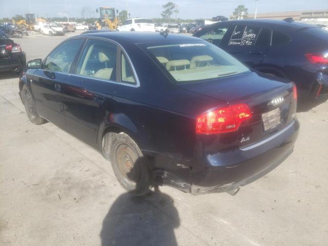 Photo 3 from auction – 2007 AUDI A4 2.0T QU with VIN WAUDF78E17A127124