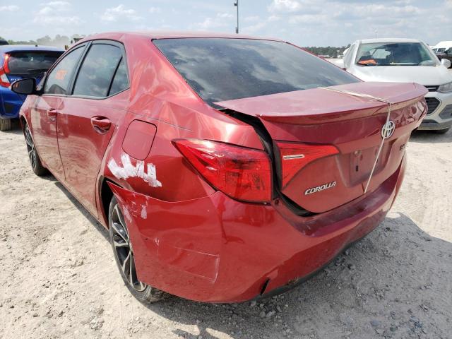 Photo 3 from auction – 2017 TOYOTA COROLLA L with VIN 5YFBURHE7HP585338