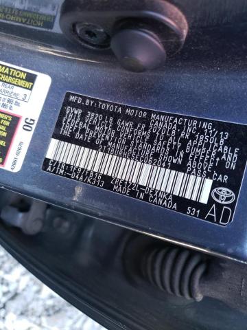 Photo 10 from auction – 2014 TOYOTA COROLLA L with VIN 2T1BURHE5EC062041