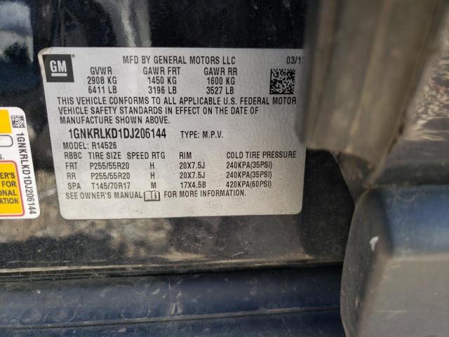 Photo 10 from auction – 2013 CHEVROLET TRAVERSE L with VIN 1GNKRLKD1DJ206144