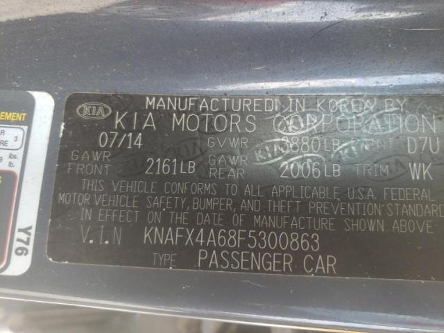 Photo 10 from auction – 2015 KIA FORTE LX with VIN KNAFX4A68F5300863