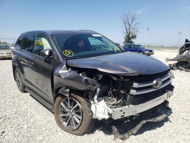 Photo 1 from auction – 2019 TOYOTA HIGHLANDER with VIN 5TDJZRFHXKS610709