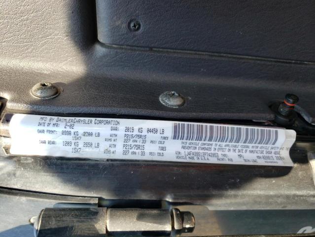 Photo 10 from auction – 2002 JEEP WRANGLER / with VIN 1J4FA39S12P742053
