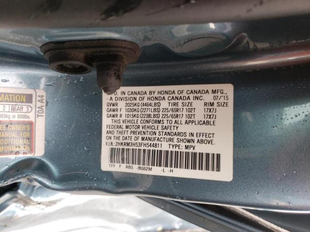 Photo 10 from auction – 2015 HONDA CR-V EX with VIN 2HKRM3H53FH544811