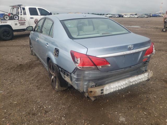Photo 3 from auction – 2011 TOYOTA AVALON BAS with VIN 4T1BK3DB9BU371973