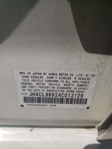 Photo 10 from auction – 2004 ACURA TSX with VIN JH4CL96824C013129