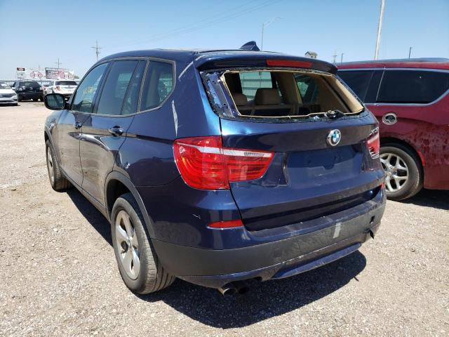Photo 3 from auction – 2012 BMW X3 XDRIVE2 with VIN 5UXWX5C50CL727988