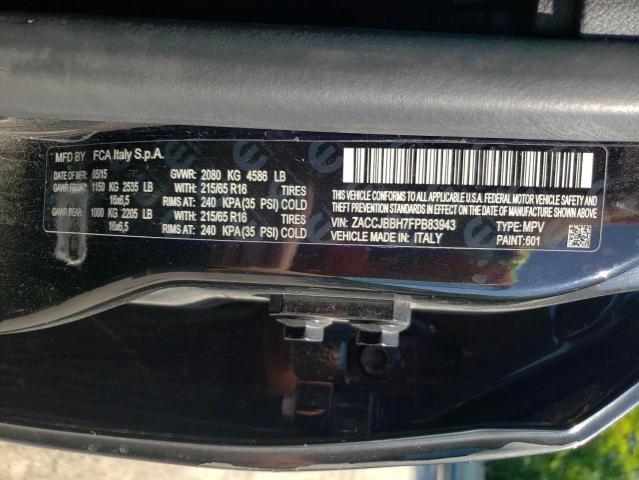 Photo 10 from auction – 2015 JEEP RENEGADE L with VIN ZACCJBBH7FPB83943