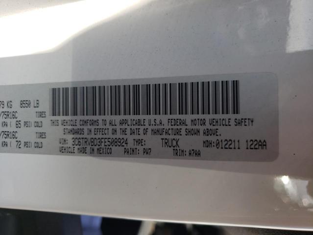 Photo 10 from auction – 2015 RAM PROMASTER with VIN 3C6TRVBD3FE508924
