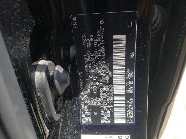 Photo 10 from auction – 2006 LEXUS LX 470 with VIN JTJHT00W964016291