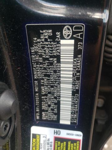 Photo 10 from auction – 2014 TOYOTA COROLLA L with VIN 2T1BURHE7EC187896