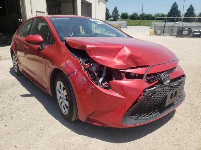 TOYOTA COROLLA LE 2021 with VIN 5YFEPMAE0MP248182 - Photo from auction