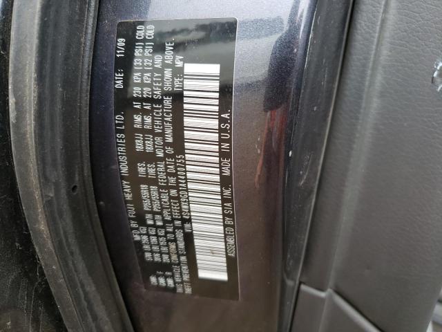 Photo 10 from auction – 2010 SUBARU TRIBECA LI with VIN 4S4WX9GD1A4400755