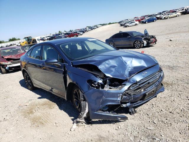 FORD FUSION SE 2018 with VIN 3FA6P0HD7JR195731 - Photo from auction