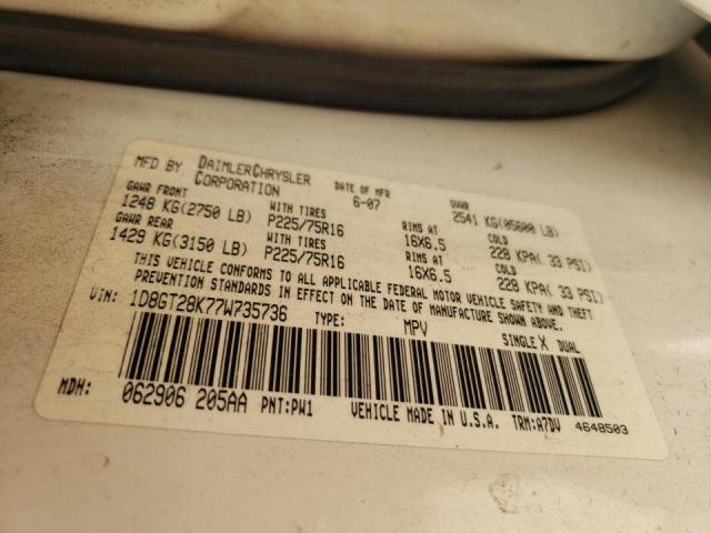 Photo 10 from auction – 2007 DODGE NITRO SXT with VIN 1D8GT28K77W735736
