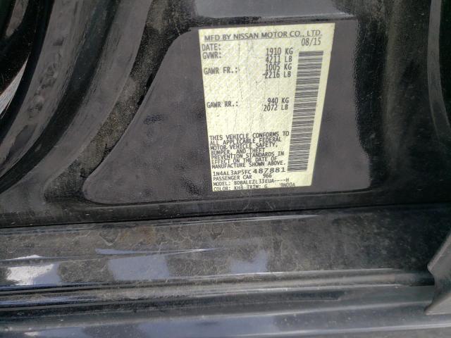 Photo 10 from auction – 2015 NISSAN ALTIMA 2.5 with VIN 1N4AL3AP5FC487881