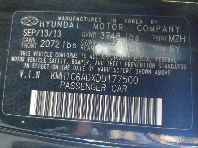 Photo 10 from auction – 2013 HYUNDAI VELOSTER with VIN KMHTC6ADXDU177500